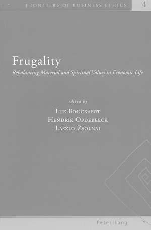 Frugality de Luk Bouckaert