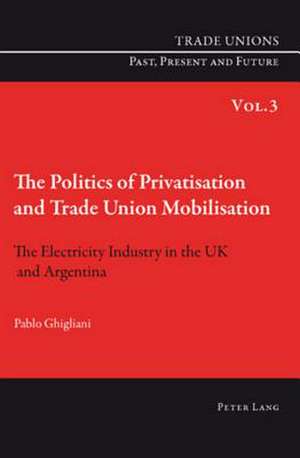 The Politics of Privatisation and Trade Union Mobilisation de Pablo Ghigliani