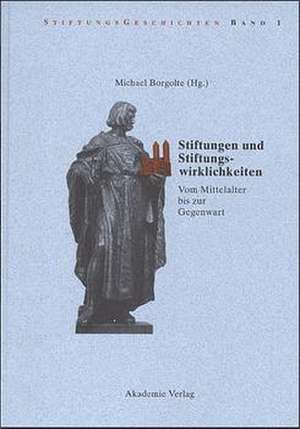 Stiftungen und Stiftungswirklichkeiten: Vom Mittelalter bis zur Gegenwart de Michael Borgolte