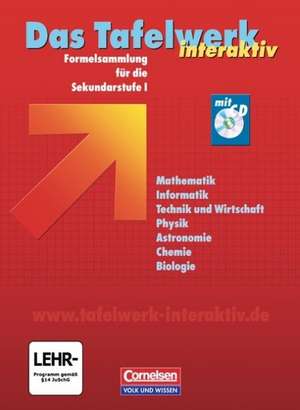 Das große Tafelwerk interaktiv. Schülerbuch mit CD-ROM. Östliche Bundesländer de Rüdiger Erbrecht