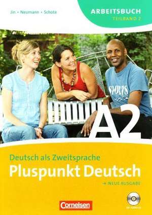 Pluspunkt Deutsch A2/2 neu Paket Kursbuch / Arbeitsbuch / Audio-CD de Friederike Jin