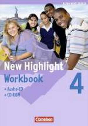 New Highlight 4: 8. Schuljahr. Workbook mit CD-ROM und Lieder-/Text-CD