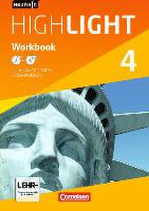 English G Highlight 04: 8. Schuljahr. Workbook mit e-Workbook und Audios online de Gwen Berwick