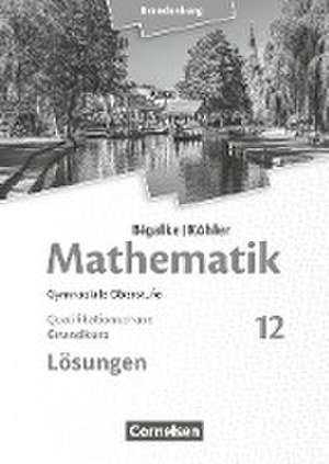 Bigalke/Köhler: Mathematik - 12. Schuljahr - Grundkurs - Brandenburg - Lösungen zum Schülerbuch de Horst Kuschnerow