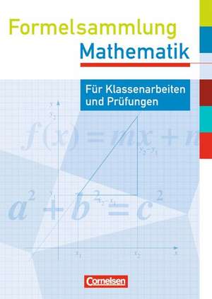 Formelsammlungen Sekundarstufe I. Prüfungseinleger Mathematik. 5er Pack. Westliche Bundesländer (außer Bayern und Hessen) de Dirk Köcher