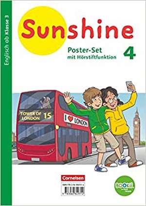 Sunshine 4. Schuljahr. Zu allen Ausgaben - Poster-Set mit Bookii-Funktion und Beilage de Helga Haudeck