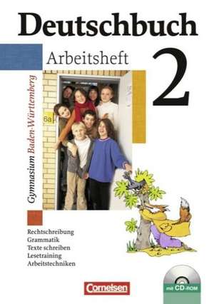 Deutschbuch Gymnasium 02. 6. Schuljahr. Arbeitsheft mit Lösungen und CD-ROM. Baden-Württemberg de Margret Fingerhut