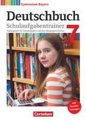 Deutschbuch Gymnasium 7. Jahrgangsstufe - Bayern - Schulaufgabentrainer mit Lösungen de Bärbel Kößler-Finkenzeller