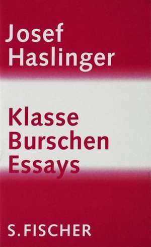 Klasse Burschen de Josef Haslinger