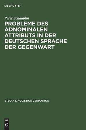 Probleme des adnominalen Attributs in der deutschen Sprache der Gegenwart: Morpho-syntaktische und semantische Untersuchungen de Peter Schäublin