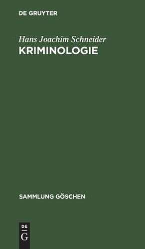 Kriminologie: Standpunkte und Probleme de Hans Joachim Schneider