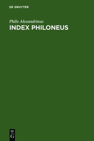 Index Philoneus de Günter Mayer