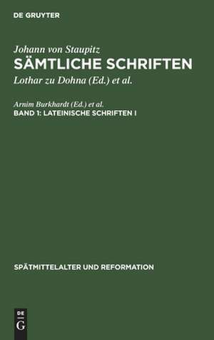 Lateinische Schriften I: Tübinger Predigten