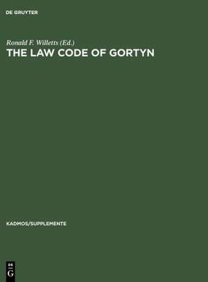 The Law Code of Gortyn de Ronald F. Willetts