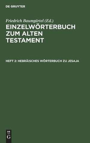 Hebräisches Wörterbuch zu Jesaja de Johannes Hempel