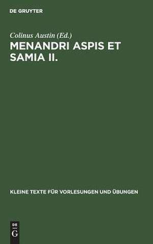 Menandri Aspis et Samia II.: Subsidia interpretationis comparav. de Colinus Austin