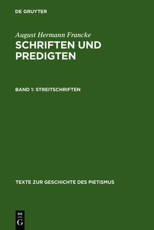 Streitschriften de August Hermann Francke