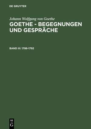 1786-1792 de Johann Wolfgang von Goethe