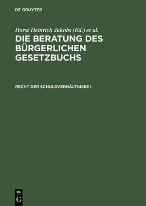 Recht der Schuldverhältnisse I: §§ 241 bis 432 de Horst Heinrich Jakobs