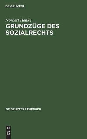 Grundzüge des Sozialrechts: Erläutert durch praktische Fälle de Norbert Henke