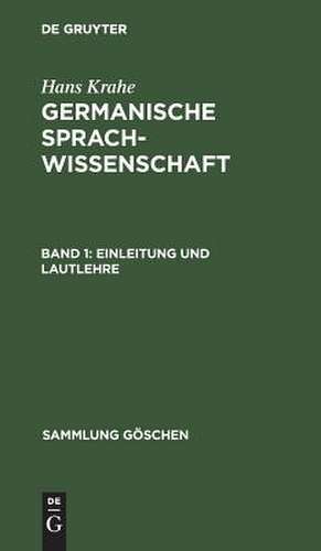 Einleitung und Lautlehre de Hans Krahe