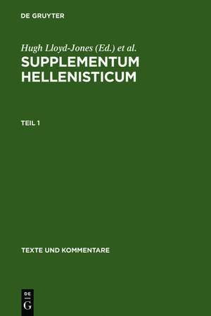 Supplementum Hellenisticum de Hugh Lloyd-Jones