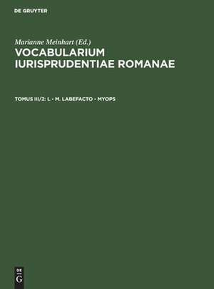 L - M. Labefacto - myops de Marianne Meinhart