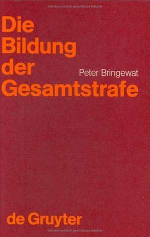 Die Bildung der Gesamtstrafe de Peter Bringewat