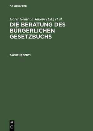 Sachenrecht I: §§ 854–1017 de Horst Heinrich Jakobs