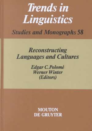 Reconstructing Languages and Cultures de Edgar C. Polomé