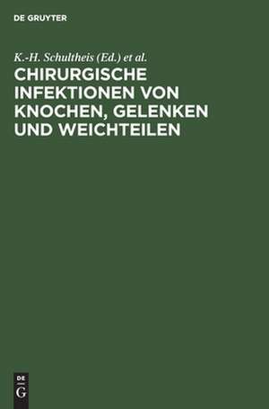 Chirurgische Infektionen von Knochen, Gelenken und Weichteilen de Karl-Heinz Schultheis