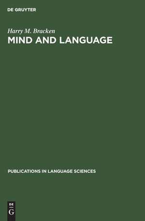Mind and language de Harry M. Bracken