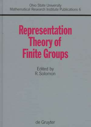 Representation Theory of Finite Groups: Proceedings of a Special Research Quarter at the Ohio State University, Spring 1995 de Ronald Solomon