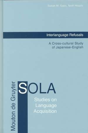 Interlanguage Refusals: A Cross-cultural Study of Japanese-English de Noël Houck