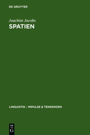 Spatien: Zum System der Getrennt- und Zusammenschreibung im heutigen Deutsch de Joachim Jacobs