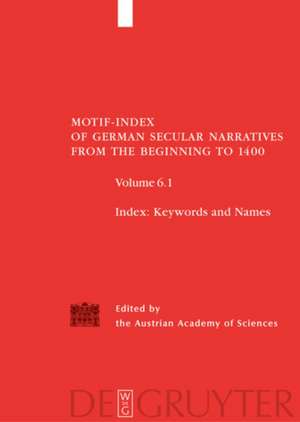 Index: 6.1: Keywords and Names. 6.2: Motifs
