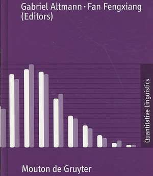 Analyses of Script: Properties of Characters and Writing Systems de Gabriel Altmann