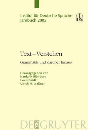 Text - Verstehen: Grammatik und darüber hinaus de Hardarik Blühdorn