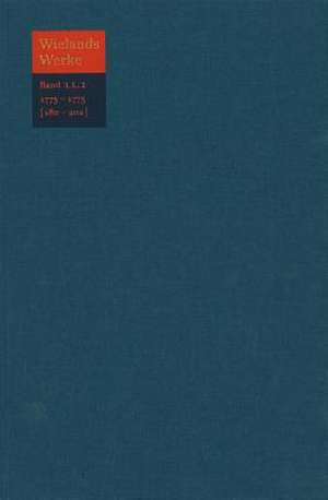 Text: Die Wahl des Herkules / Die Abderiten / An Psyche / Der verklagte Amor / Proben einer neuen Übersetzung der Briefe des Plinius /. Essays.Rezensionen. Anmerkungen. Zusätze. September 1773 — Januar 1775 de Klaus Manger