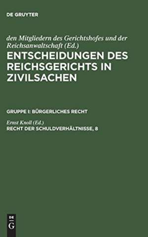 Recht der Schuldverhältnisse, 8 de Ernst Knoll