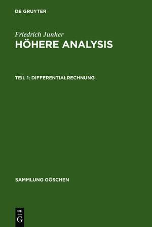 Differentialrechnung de Friedrich Junker