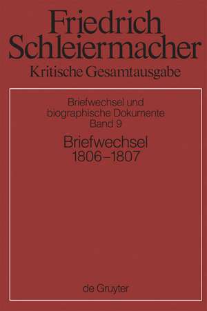 Briefwechsel 1806-1807: (Briefe 2173-2597) de Andreas Arndt