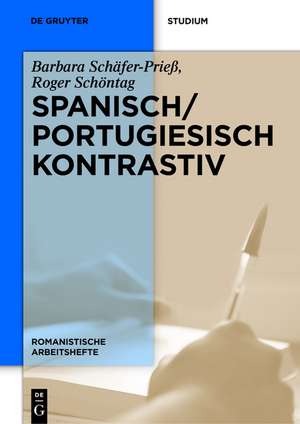 Spanisch / Portugiesisch kontrastiv de Barbara Schäfer-Prieß