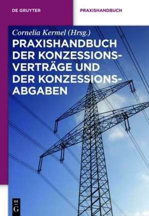 Praxishandbuch der Konzessionsverträge und der Konzessionsabgaben: Wegenutzungsverträge in der Energie- und Wasserversorgung de Cornelia Kermel