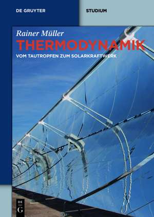 Thermodynamik: Vom Tautropfen zum Solarkraftwerk de Rainer Müller