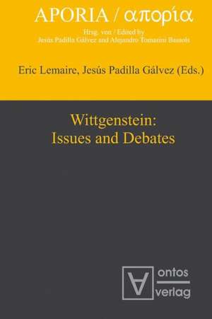 Wittgenstein: Issues and Debates de Eric Lemaire