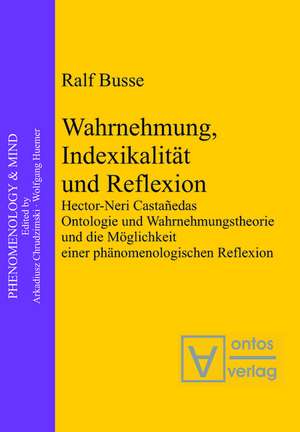 Wahrnehmung, Indexikalität und Reflexion: Hector-Neri Castañedas Ontologie und Wahrnehmungstheorie und die Möglichkeit einer phänomenologischen Reflexion de Ralf Busse