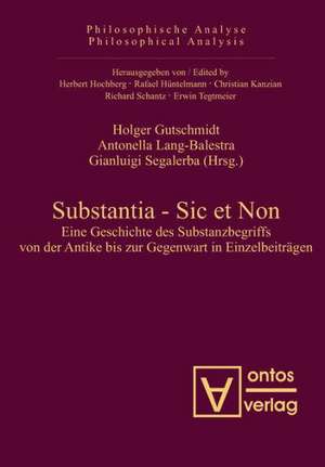 Substantia - Sic et Non de Holger Gutschmidt