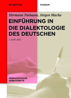 Einführung in die Dialektologie des Deutschen de Hermann Niebaum