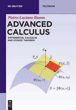 Advanced Calculus de Pietro-Luciano Buono